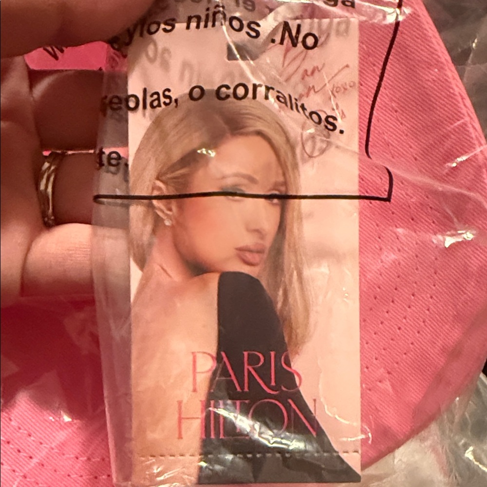 🔥Light Pink “Boss Babe” SnapBack hat embroidered w/Rinestones!! By Paris Hilton - Picture 4 of 4